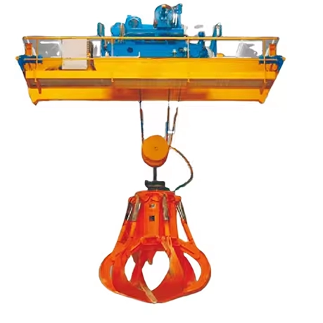 Grab and Magnet Two Purpose Bridge Crane
