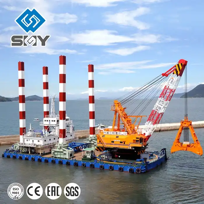 Floating Vessel Dock Crane