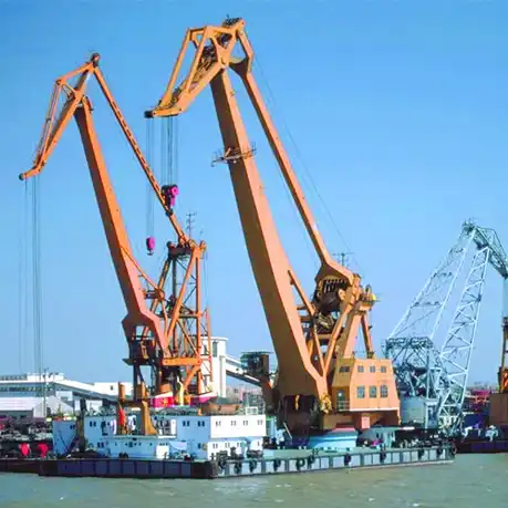 four link portal crane