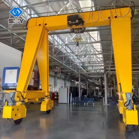 Single Girder Rubber Tyre Crane