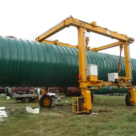 electric straddle carrier